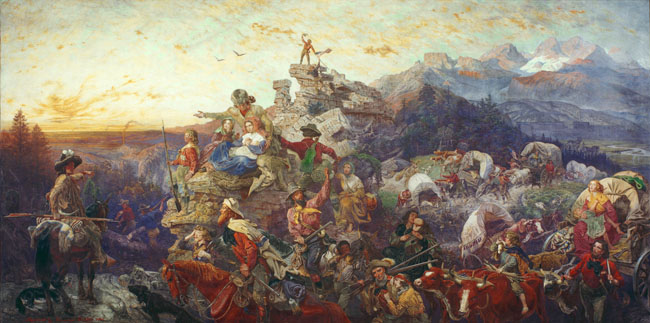 westward the course of empire takes its way